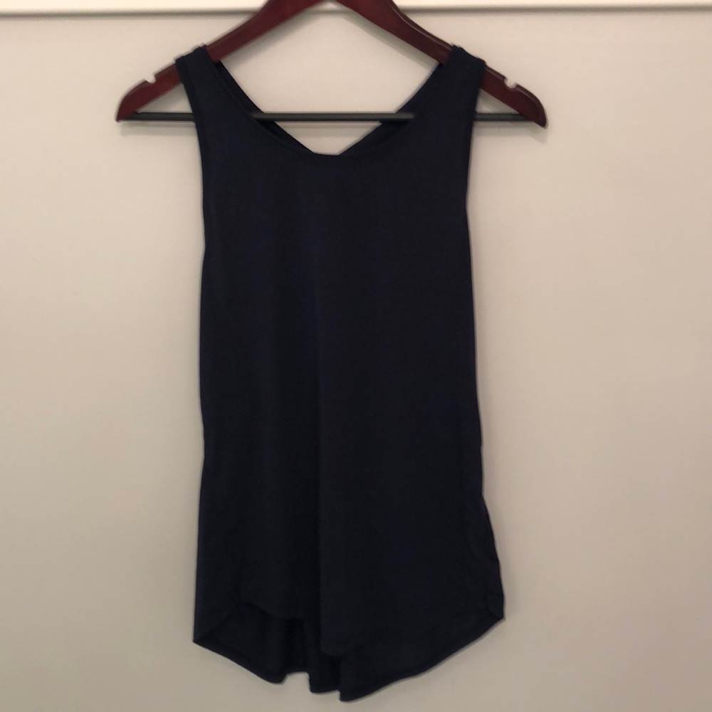 Athleta Navy Tank size M